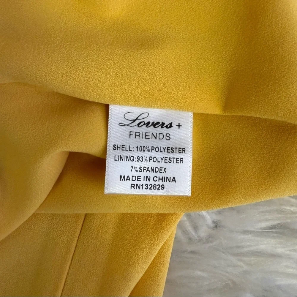Lovers + Friends Sheyla Maxi Dress in Golden Rod - New with Tags Size Large - Picture 10 of 11